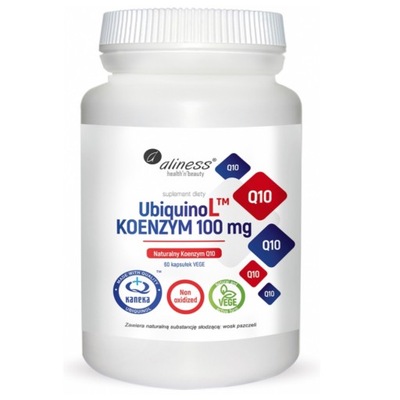 Aliness UbiquinoL Koenzym Q10 100 mg UBICHINOL 60 kapsułek