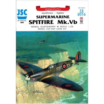 JSC-606 - Samolot myśliwski SPITFIRE Mk Vb 1:24