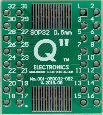 TSOP32,sTSOP32,VSOP32 0.50mm na 2xIDC2x8