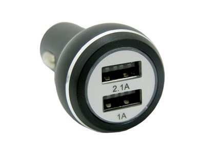 Ładowarka samochodowa ALU USB 2w1 - 3,1A