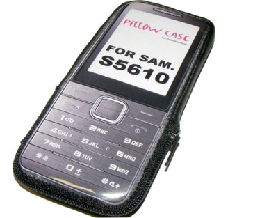 Etui Pillow satyna na zamek do Samsung S5610 S5611 Case Pokrowiec Obudowa