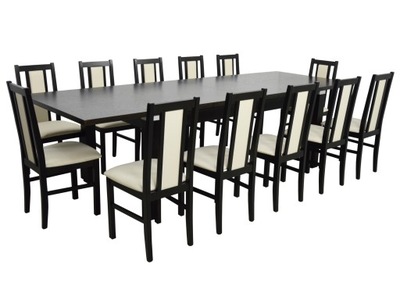 12 krzeseł i rozkładany stół SALON JADALNIA