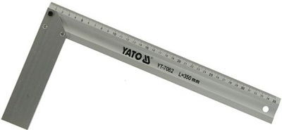 YATO Kątownik aluminiowy 350mm przymiar YT-7082
