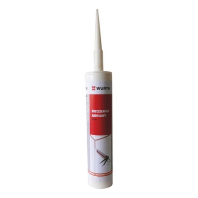 Silikon Würth biały 310 ml