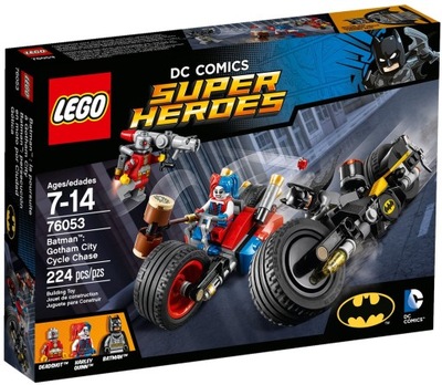 LEGO BATMAN 76053 POŚCIG BATMOTOR MOTOR HARLEY 24H