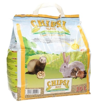 CHIPSI MAIS 10L ŚCIÓŁKA PODŁOŻE KUKURYDZIANE