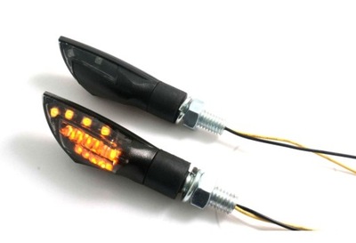 CLIGNOTANT MINI 2 PIÈCES DIODE LED M8 NOIRS - milautoparts-fr.ukrlive.com