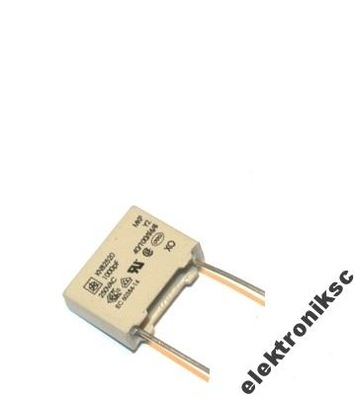 1nF 250V AC ISKRA Kondensator MKP Y2 R=10mm