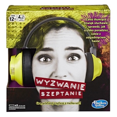 Gra planszowa z słuchawkami Wyzwanie szeptanie Hasbro