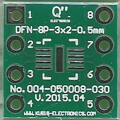 DFN8-3x2 0.50mm na DIP 0.3".
