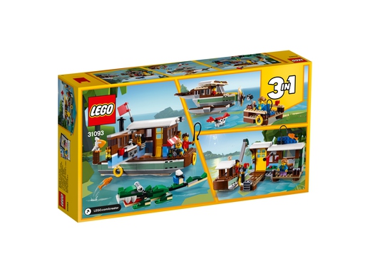 LEGO CREATOR 3 В 1 31093 ПЛАВУЧИЙ ДОМ-БАРЖА ИЗ КРОКОДИЛОВЫХ БЛОКОВ