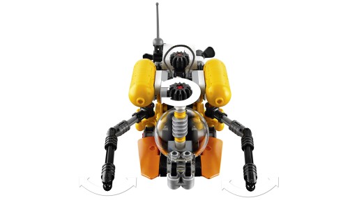 LEGO Technic 42064 Исследовательский корабль Ocean Explorer, списанный вертолет