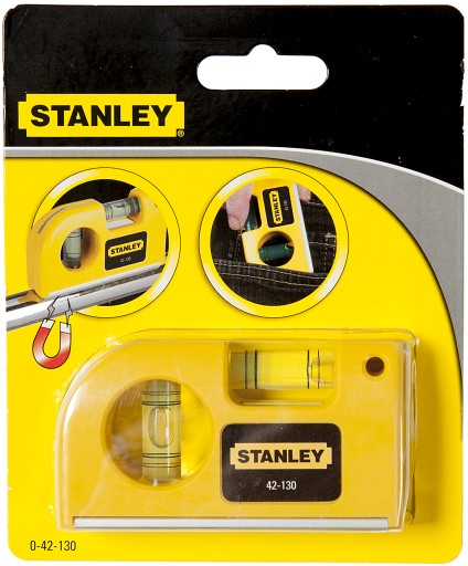 Карманный магнитный уровень Stanley 0-42-130 8см