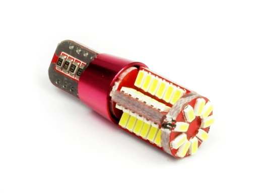 4 лампы 57 светодиодов W5W SMD T10 CANBUS CAN BUS