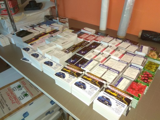WIZYTÓWKI 24H foliowane dwustronne 1000 szt PROJEK