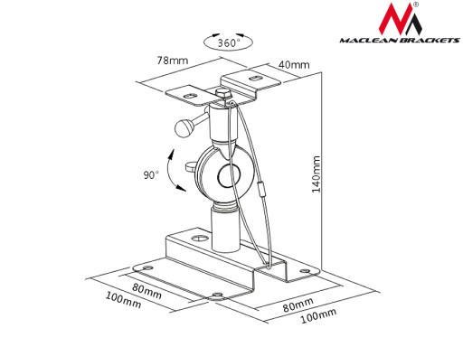 2 КРЕПЛЕНИЕ НА ПОТОЛКЕ ДЛЯ КОЛОННЫ 3D-ДИНАМИКА