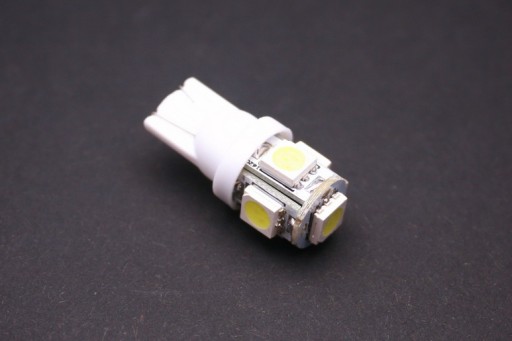 5 LED 5050 SMD СТОЯНОЧНЫЙ ФОНАРЬ T10 W5W БЕЛЫЙ FV