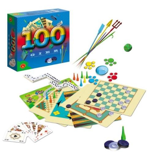 ИГРОВОЙ НАБОР ИЗ 100 НАСТОЛЬНЫХ ИГР ДЛЯ РАЗУМА