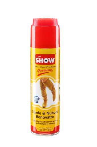 SHOW Renowator w sprayu do zamszu nubuku butów 250ml kolor opalony