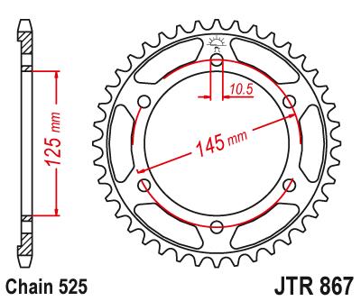 Комплект привода Yamaha TDM 850 91-95 DiD X-Ring