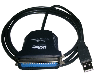 КАБЕЛЬ - КОНТРОЛЛЕР LPT USB 36-КОНТАКТНЫЙ (C 36) 36-КОНТАКТНЫЙ АДАПТЕР USB - LPT CENTRONICS