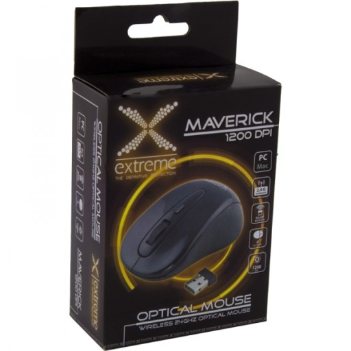 БЕСПРОВОДНАЯ МЫШЬ MAVERICK 1200DPI, ЧЕРНАЯ БЕСШУМНАЯ