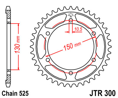 Комплект привода ЦЕПЬ ПРИВОДНОЙ ЗВЕЗДОЧКИ СДЕЛАЛА JT YAMAHA TDM 900 STRONG X-Ring!