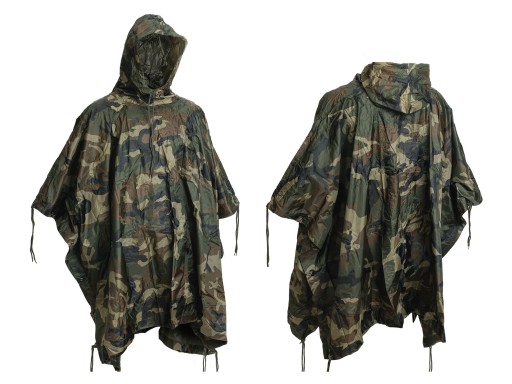 ДОЖДЕВИК ПОНЧО MIL-TEC CAMO CAMO Плащ Woodland + GR.