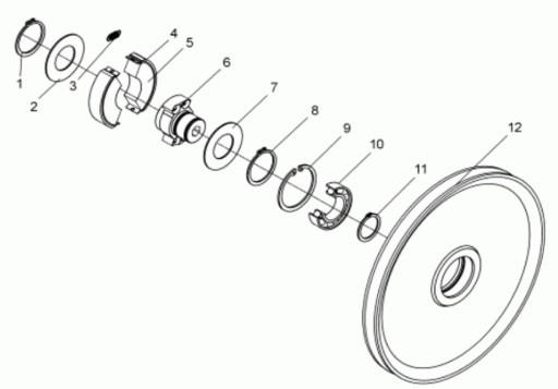 Накладка сцепления WACKER DS DPS 0098466