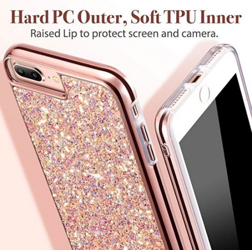 Чехол ESR для iPhone 7 Plus Glitter Pink 5,5 дюйма