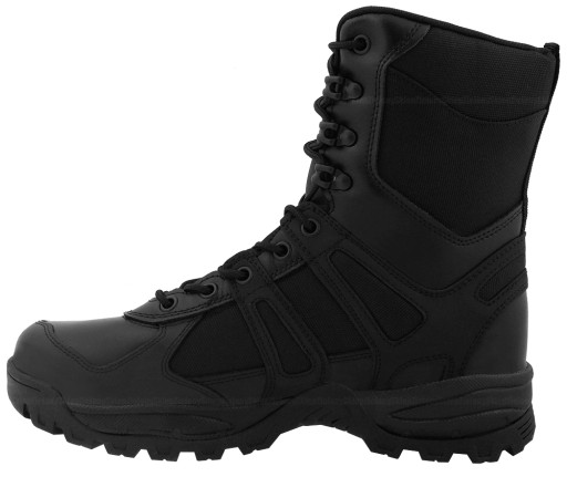 BUTY TAKTYCZNE WOJSKOWE OCHRONA SECURITY MIL-TEC Combat Gen.II Czarne 42