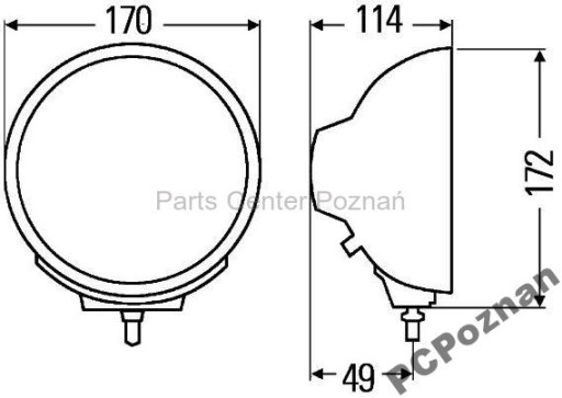 ГАЛОГЕННЫЙ СВЕТОДИОДНЫЙ СВЕТОДИОД HELLA LUMINATOR COMPACT CHROMIUM CELIS[1517076]