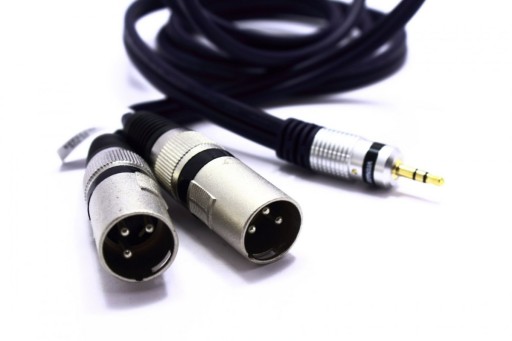 КАБЕЛЬ 2X XLR JACK 3,5 AUX 3 м MK32 VITALCO