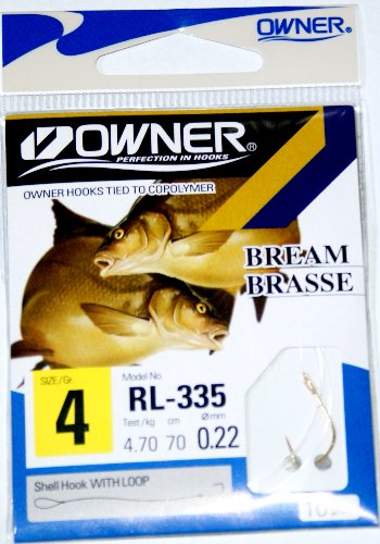 Owner Bream Leader RL-335 крючок.4 лески 0,22мм