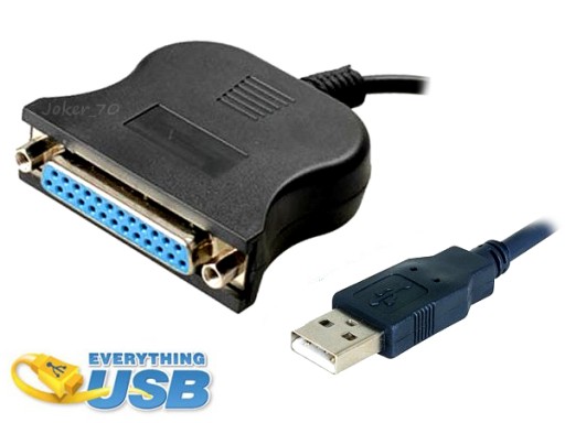 ПРОВЕРЕННЫЙ АДАПТЕР USB 2.0 НА LPT-МАМА 25 PIN