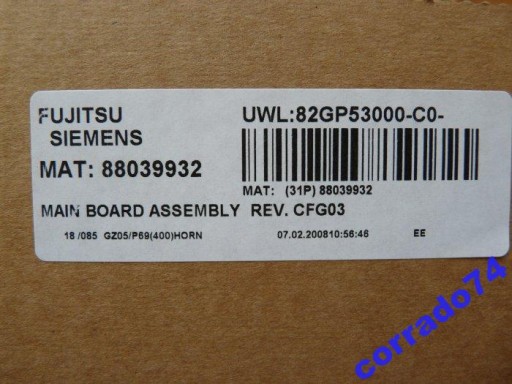 Материнская плата Fujitsu-Siemens Pi1536 Pi 1556