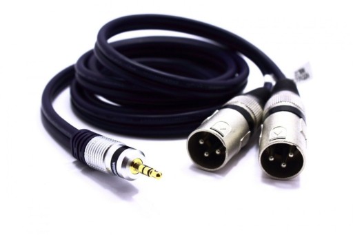 КАБЕЛЬ 2X XLR JACK 3,5 AUX 10 м MK32 VITALCO