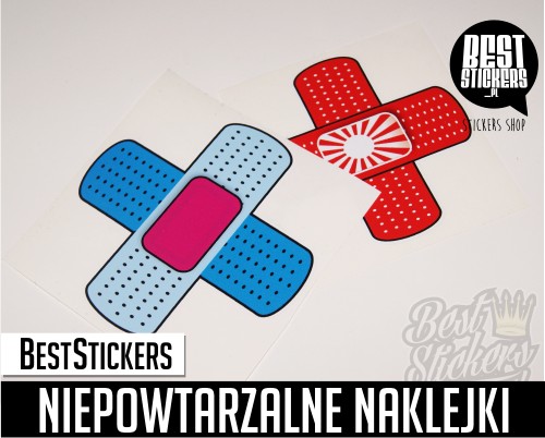 Naklejka na auto motor wlepka Plaster Plasterek jdm style japan sun *10cm