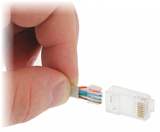 МОДУЛЬНЫЙ РАЗЪЕМ RJ45/6*P10 НАБОР ПО 10 ШТ. ABCV