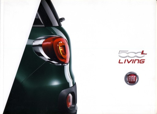 Fiat 500 L Living проспект 01/2014 Чехия