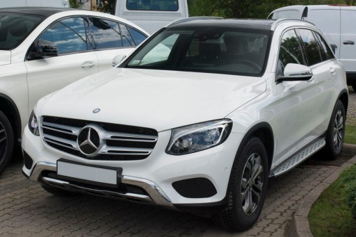 MERCEDES GLC Черная накладка на задний бампер