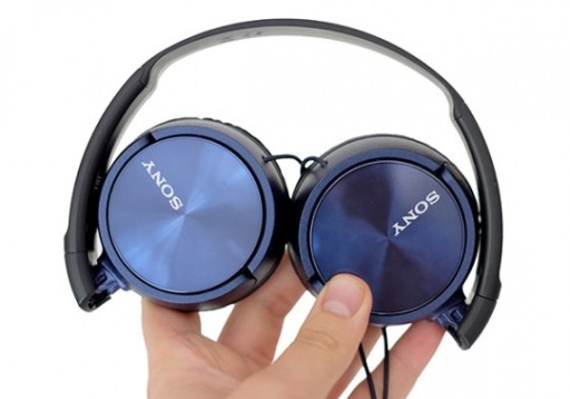 Наушники Sony MDR-ZX310, разные цвета, складные.