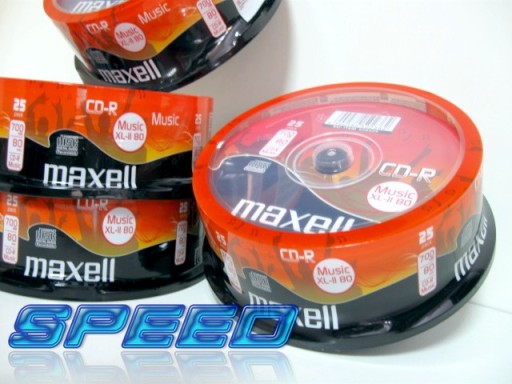 MAXELL музыкальные компакт-диски CD-R 80 мин AUDIO 25 шт.