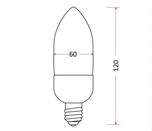 LED 4W LED BUMAL LED-CAN-80 X SMD E14 CB