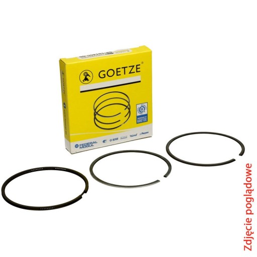 PIERŚCIENIE TŁOK GOETZE 08-429507-00 73.90/1.2-1.2-2 0,5 OPEL ASTRA G H