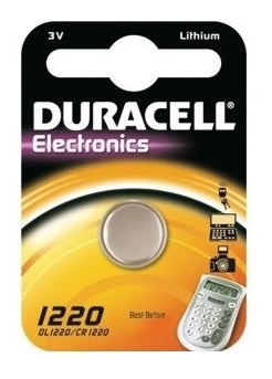 1x MOCNA BATERIA LITOWA DURACELL 3V CR1220 1220