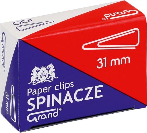 Spinacz T-31 GRAND trójkątny