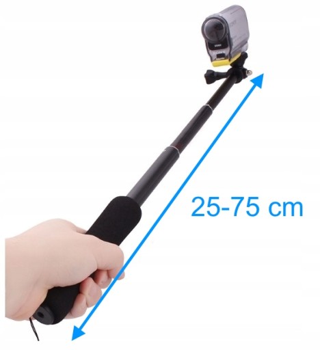 SOLIDNY MONOPOD uchwyt stick kijek SONY ACTION CAM