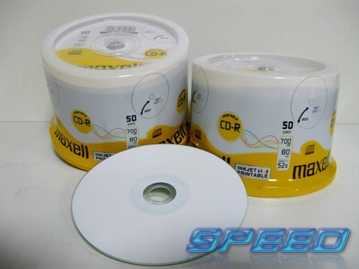 Диски Maxell CD-R для печати тортов 50 шт.