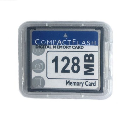 Карта памяти CompactFlash CF емкостью 128 МБ.